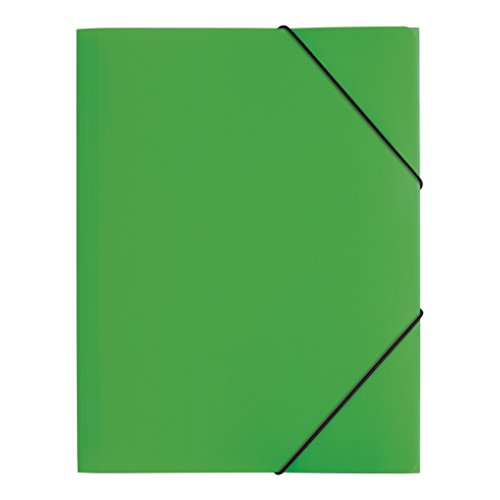 Pagna 21613-05 Gummizugmappe A4, 3 Einschlagklappen, grün von Pagna
