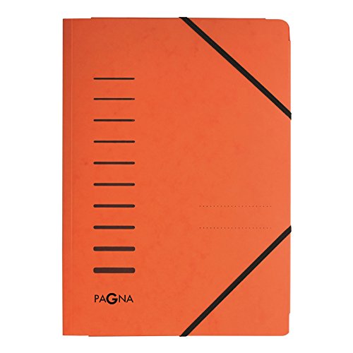 Pagna 24007-12 Gummizugmappe, A4, orange Pagna 24007-12 Gummizugmappe, A4, orange von Pagna