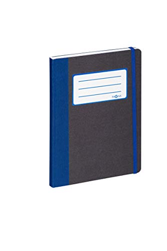 Pagna 26066-06 Notizbuch A5 Basic blau (Kladde mit 192 Seiten, kariert) von Pagna