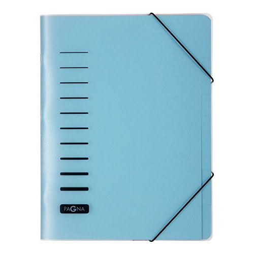 Pagna 40056-02 Ordnungsmappe 6-teilig aus PP, Eckspanngummi, blau farbiger Registerkarton Pagna 40056-02 Ordnungsmappe 6-teilig aus PP, Eckspanngummi, blau farbiger Registerkarton von Pagna