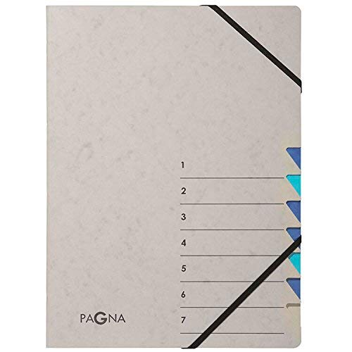 Pagna 4430702 A4 pro 7 Teil Datei – Grau/Blau von Pagna