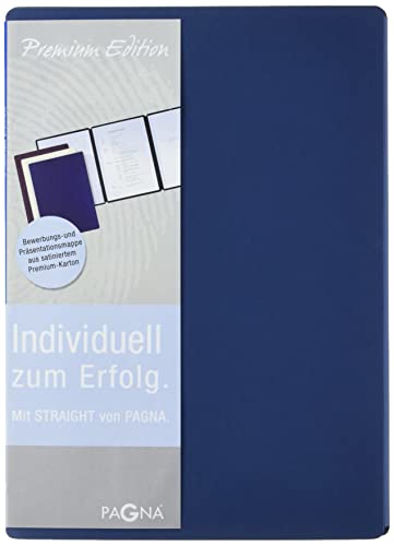 Pagna Bewerbungsmappe Premium Edition Straight 3-teilig, aus hochwertigem Premium-Karton von Pagna