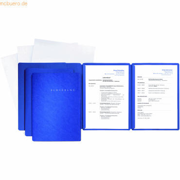 12 x Pagna Bewerbungsset Spezial 3-teilig je3 Stück blau 12 x Pagna Bewerbungsset Spezial 3-teilig je3 Stück blau von Pagna