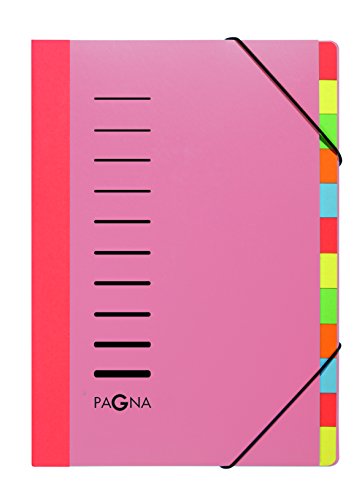 Pagna Deskorganizer Lucy Colours 12-teilig, aus PP, mit Eckspanngummi dehnbarem Rücken von Pagna