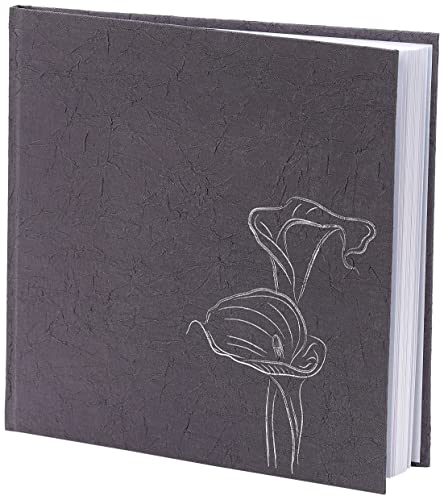 Pagna Gedenkbuch Calla (Kondolenzbuch, 180 Seiten), Grau von Pagna