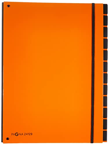 Pagna Pultordner 12-teilig, orange Pagna Pultordner 12-teilig, orange von Pagna