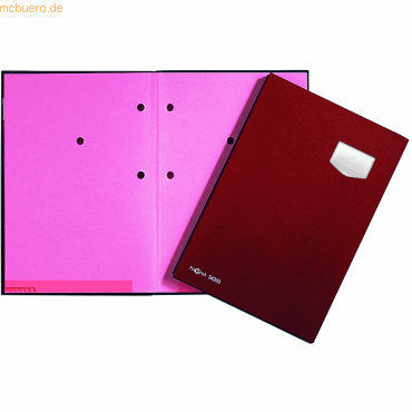 Pagna Unterschriftsmappe 10 Fächer Eco rot Pagna Unterschriftsmappe 10 Fächer Eco rot von Pagna