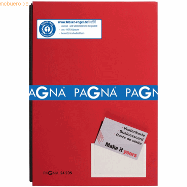 Pagna Unterschriftsmappe 20 Fächer Color rot Pagna Unterschriftsmappe 20 Fächer Color rot von Pagna