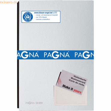 Pagna Unterschriftsmappe 20 Fächer Color silber von Pagna