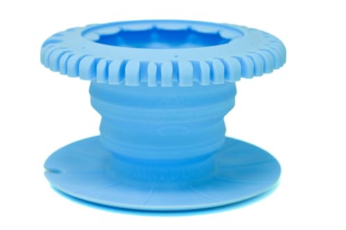 Paint Puck Zusammenklappbarer Pinselreiniger (All-in-One) Fine Art, Studio, Klassenzimmer, Pinselhalter und Silikon-Reinigungssystem für Acryl, Aquarell und wasserbasierte Medien (blau) von Paint Puck
