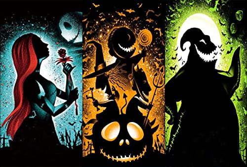 Jack and Sally Gestempelte Kreuzstich-Sets – Halloween, gedruckter Kreuzstich für Anfänger und Erwachsene, Maße, gedruckte Muster, Stickerei, Kreuzstich-Set, Kunst und Handwerk (11 Karat ohne Rahmen) Jack and Sally Gestempelte Kreuzstich-Sets – Halloween, gedruckter Kreuzstich für Anfänger und Erwachsene, Maße, gedruckte Muster, Stickerei, Kreuzstich-Set, Kunst und Handwerk (11 Karat ohne Rahmen) von Paintcolor