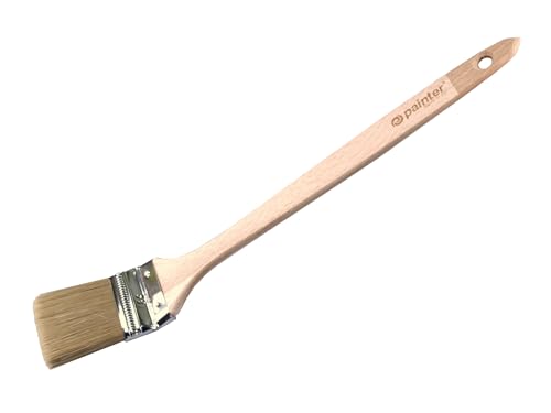 Heizungspinsel Lang Verschiedene Größen Heizkörperpinsel Pinsel Malerwerkzeug Streichen Renovieren Tapezieren (36 x 8 mm) von Painter