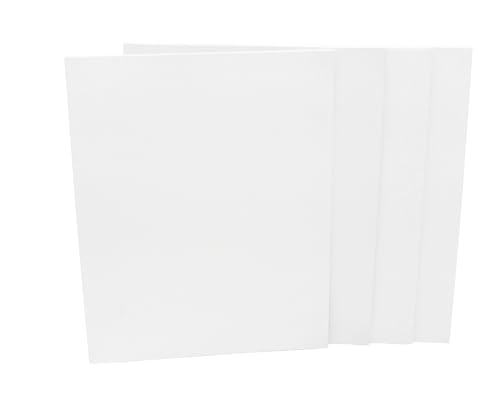 Malkarton 4er-Set 30x40 cm, Leinwand aus 100% Baumwolle, malfertig grundiert, Künstlerbedarf, Malpappe, Leinwandtafel, Hochwertige Leinwand für Acryl- und Ölfarben von Paintersisters
