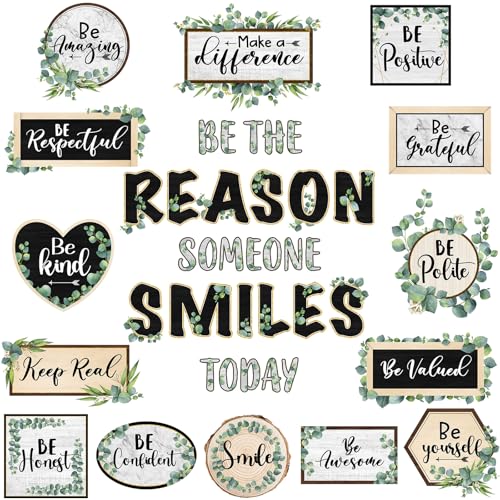 Pajean 21-teiliges inspirierendes Pinnwand-Set, Eukalyptus, Motivationsausschnitte, positive Affirmationen, Sprüche, Wachstumsmindset, Klassenzimmer-Dekor für Kinder, Schulanfang, Klassenzimmer Pajean 21-teiliges inspirierendes Pinnwand-Set, Eukalyptus, Motivationsausschnitte, positive Affirmationen, Sprüche, Wachstumsmindset, Klassenzimmer-Dekor für Kinder, Schulanfang, Klassenzimmer von Pajean
