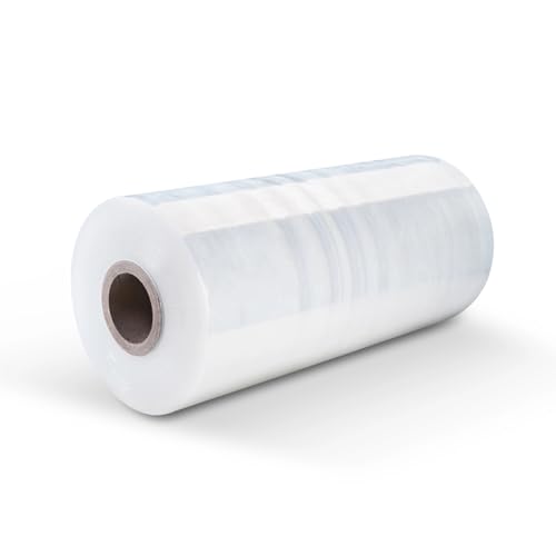 Pak Technik Maschinen Stretchfolie Automatenstretchfolie 23my transparent 16kg, Länge 3370m, Breite 50cm, Großrolle, Verpackungsmaterial, Verpackungsfolie, Umzugsfolie, 1 Rolle von Pak Technik