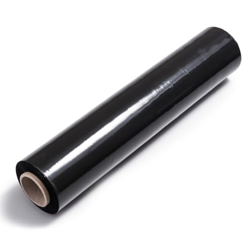 Pak Technik Stretchfolie 23my schwarz 1,5kg, Länge 273m, Breite 50cm, Verpackungsmaterial, Verpackungsfolie auf Rolle, Folie Für Möbel, Umzugsfolie, 1 Rolle Pak Technik Stretchfolie 23my schwarz 1,5kg, Länge 273m, Breite 50cm, Verpackungsmaterial, Verpackungsfolie auf Rolle, Folie Für Möbel, Umzugsfolie, 1 Rolle von Pak Technik