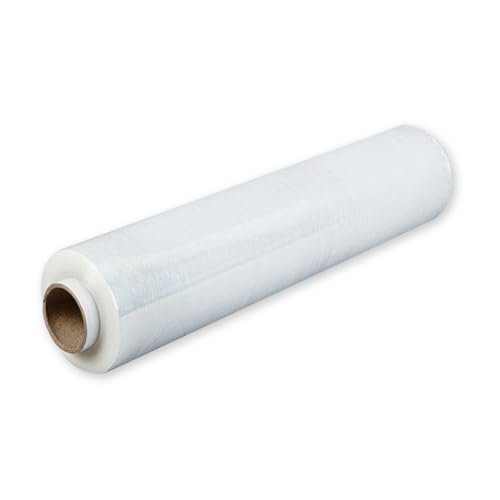 Pak Technik Stretchfolie 23my transparent 1,5 kg, Länge 273m, Breite 50cm, Verpackungsmaterial, Verpackungsfolie auf Rolle, Folie Für Möbel, Umzugsfolie, 378 Rollen - Palette von Pak Technik