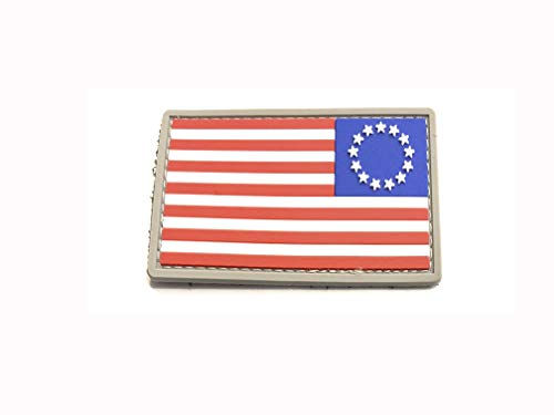 PakedDeals Betsy Ross Taktische PVC-Fahne mit Klettverschluss und Klettverschluss PakedDeals Betsy Ross Taktische PVC-Fahne mit Klettverschluss und Klettverschluss von PakedDeals