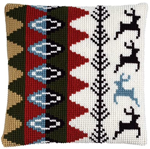 Pako Kissenbezug-Set Scandinavian Design - DIY-Stickerei - Mit bedrucktem Stoff - Kreuzstich-Sets für Erwachsene - 40 x 40 cm Pako Kissenbezug-Set Scandinavian Design - DIY-Stickerei - Mit bedrucktem Stoff - Kreuzstich-Sets für Erwachsene - 40 x 40 cm von Pako