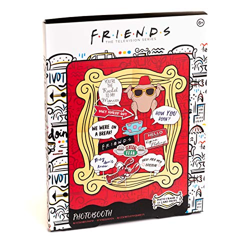 Paladone Friends TV Show Photobooth Requisiten und Rahmen - Enthält 12 Requisiten und einen Rahmen Mehrfarbig Einheitsgröße von Paladone
