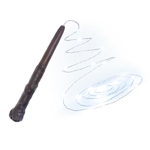 Harry Potter Zauberstab Lichterkette - Offiziell lizenziertes Harry Potter Schlafzimmer Dekor, magische dekorative Stimmungsbeleuchtung für Potter-Fans, warmes Leuchten, batteriebetrieben Harry Potter Zauberstab Lichterkette - Offiziell lizenziertes Harry Potter Schlafzimmer Dekor, magische dekorative Stimmungsbeleuchtung für Potter-Fans, warmes Leuchten, batteriebetrieben von Harry Potter