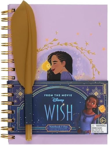 Disney Wunsch-Asha's offizielles lizenziertes Prinzessinnen-Schreibwaren-Notizbuch-Geschenkset, Hausaufgaben- und Aktivitätsjournal für Mädchen inklusive Feder | Paladone Disney Wunsch-Asha's offizielles lizenziertes Prinzessinnen-Schreibwaren-Notizbuch-Geschenkset, Hausaufgaben- und Aktivitätsjournal für Mädchen inklusive Feder | Paladone von Paladone