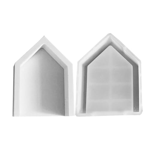 Palaufr Haus-Silikonformen für Epoxidharz, Silikon-Hausform,Gipsformen in Hausform - Gießformen, Tischdekoration, Gipsformen, Bastelformen für die Herstellung von Heimdekorationen Palaufr Haus-Silikonformen für Epoxidharz, Silikon-Hausform,Gipsformen in Hausform - Gießformen, Tischdekoration, Gipsformen, Bastelformen für die Herstellung von Heimdekorationen von Palaufr