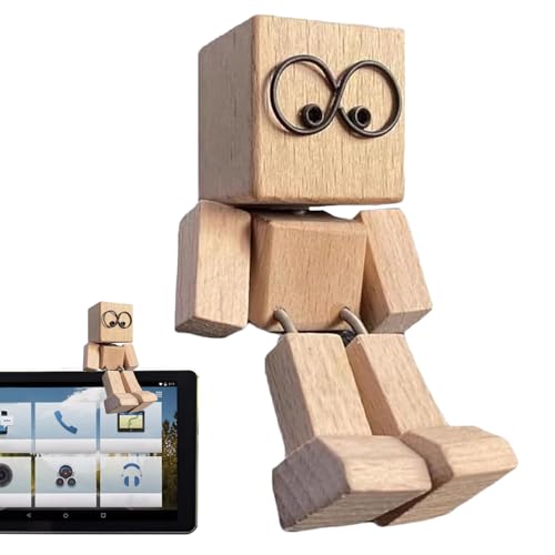 Palaufr Holzfigur Dekoration, Wackelnder mit Beweglichen Füßen, Lustige Bewegliche Skulptur als Dashboard Deko für Wohnzimmer Schlafzimmer Büro Reise Familienausflüge Palaufr Holzfigur Dekoration, Wackelnder mit Beweglichen Füßen, Lustige Bewegliche Skulptur als Dashboard Deko für Wohnzimmer Schlafzimmer Büro Reise Familienausflüge von Palaufr