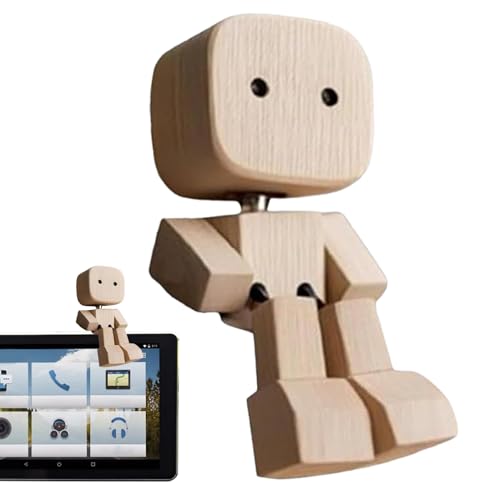 Palaufr Schreibtisch Holzfigur | Wackelnder mit Beweglichen Füßen,Lustige Bewegliche Skulptur als Dashboard Deko für Wohnzimmer Schlafzimmer Büro Reise Familienausflüge Palaufr Schreibtisch Holzfigur | Wackelnder mit Beweglichen Füßen,Lustige Bewegliche Skulptur als Dashboard Deko für Wohnzimmer Schlafzimmer Büro Reise Familienausflüge von Palaufr
