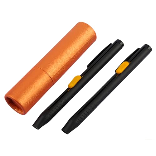Palaufr Stoffkreide Für Näharbeiten, 2 Stück Stoffmarker, Unsichtbarer Marker Mit Nachfüllbaren Wachsmalstiften Für Schneider Kleidung Stoffe Möbel von Palaufr