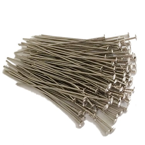 100x Prismenstifte 0,8 x 32mm Chrom Großkopf 2,8mm - Kettelstifte - Nietstifte - Schmuckstifte - Bastelbedarf - Schmuckherstellung 100x Prismenstifte 0,8 x 32mm Chrom Großkopf 2,8mm - Kettelstifte - Nietstifte - Schmuckstifte - Bastelbedarf - Schmuckherstellung von Palme Kristall