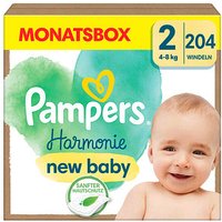 Pampers® Windeln Harmonie™ Größe Gr.2 (4-8 kg) für Neugeborene (0-3 Monate), 204 St. von Pampers®