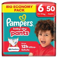 Pampers® Windeln baby-dry™ BIG ECONOMY PACK  Gr. 6 (13-19 kg) für Kids und Teens, 50 St. von Pampers®