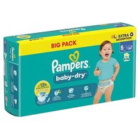 Pampers® Windeln baby-dry™ BIG PACK  Größe Gr.5+ (12-17 kg) für Babys und Kleinkinder, 50 St. von Pampers®