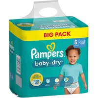 Pampers® Windeln baby-dry™ BIG PACK  Größe Gr.5 (11-16 kg) für Babys und Kleinkinder (4-18 Monate), 60 St. von Pampers®