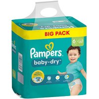 Pampers® Windeln baby-dry™ BIG PACK  Größe Gr.6 (13-18 kg) für Kids und Teens (4-12 Jahre), 52 St. von Pampers®