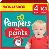 Pampers® Windeln baby-dry™ Monatsbox Größe Gr.4 (9-15 kg) für Babys und Kleinkinder (4-18 Monate), 180 St. von Pampers®