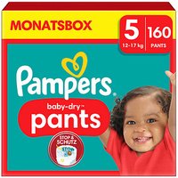 Pampers® Windeln baby-dry™ Monatsbox Größe Gr.5 (12-17 kg) für Babys und Kleinkinder (4-18 Monate), 160 St. von Pampers®