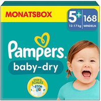 Pampers® Windeln baby-dry™ Monatsbox Größe Gr.5 (12-17 kg) für Babys und Kleinkinder, 168 St. von Pampers®