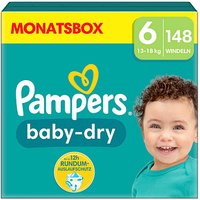 Pampers® Windeln baby-dry™ Monatsbox Größe Gr.6 (13-18 kg) für Kids und Teens, 148 St. von Pampers®