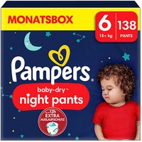 Pampers® Windeln Monatsbox baby-dry™ night pants Größe Gr.6 (15+ kg) für Kids und Teens (4-12 Jahre), 138 St. von Pampers®