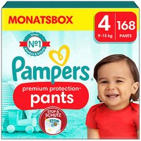 Pampers® Windeln premium protection™ Monatsbox Größe Gr.4 (9-15 kg) für Babys und Kleinkinder, 168 St. von Pampers®