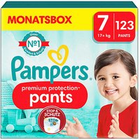 Pampers® Windeln premium protection™ Monatsbox Größe Gr.7 (17+ kg) für Kids und Teens (4-12 Jahre), 123 St. von Pampers®