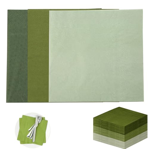 Pamtns 120 Stück Servietten Grün Servietten Salbeigrün Papierservietten 25x25cm Soft Servietten Servietten Eukalyptus Grün Einweg-Servietten Hochwertige Tischdeko für Hochzeit und andere Feiern Pamtns 120 Stück Servietten Grün Servietten Salbeigrün Papierservietten 25x25cm Soft Servietten Servietten Eukalyptus Grün Einweg-Servietten Hochwertige Tischdeko für Hochzeit und andere Feiern von Pamtns