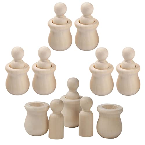 Pamtns Holzfigur 10 Stück Holzfiguren Figurenkegel Holzfiguren zum Bemalen Holzfiguren Puppen Unvollendete Holzfiguren Klein DIY Holzfiguren Figuren Holzfiguren für Dekoration Bemalen Basteln Pamtns Holzfigur 10 Stück Holzfiguren Figurenkegel Holzfiguren zum Bemalen Holzfiguren Puppen Unvollendete Holzfiguren Klein DIY Holzfiguren Figuren Holzfiguren für Dekoration Bemalen Basteln von Pamtns