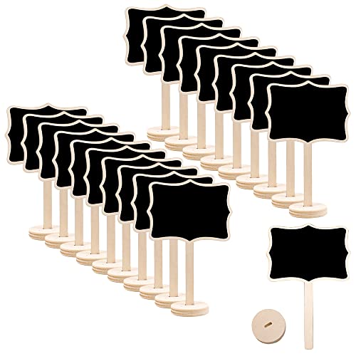 Pamtns Kreidetafel Aufsteller Klein 20 Stück Mini Tafel Set Mini Chalkboards Schilder mit Staffelei Klein Tafel Memotafel Klammern zum Beschriften Schilder Buffet Holztafel Nachricht Board Tischkarte Pamtns Kreidetafel Aufsteller Klein 20 Stück Mini Tafel Set Mini Chalkboards Schilder mit Staffelei Klein Tafel Memotafel Klammern zum Beschriften Schilder Buffet Holztafel Nachricht Board Tischkarte von Pamtns