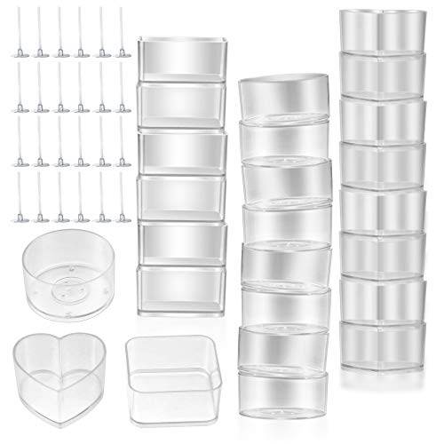 30 Stück Teelichter Kerzenhalter, 100 Stück Kerzendochte, Kunststoff Teelichtbecher Kerzenhalter, Wachsschmelz Dosen Formenhalter, Kerzenherstellungsset für DIY, Kerzen herstellen 30 Stück Teelichter Kerzenhalter, 100 Stück Kerzendochte, Kunststoff Teelichtbecher Kerzenhalter, Wachsschmelz Dosen Formenhalter, Kerzenherstellungsset für DIY, Kerzen herstellen von PanBeiQiWEU