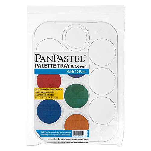PanPastel 35010 Palettentablett, 28,6 x 20,3 cm, 10 Mulden, durchsichtig, Nicht zutreffend von PanPastel