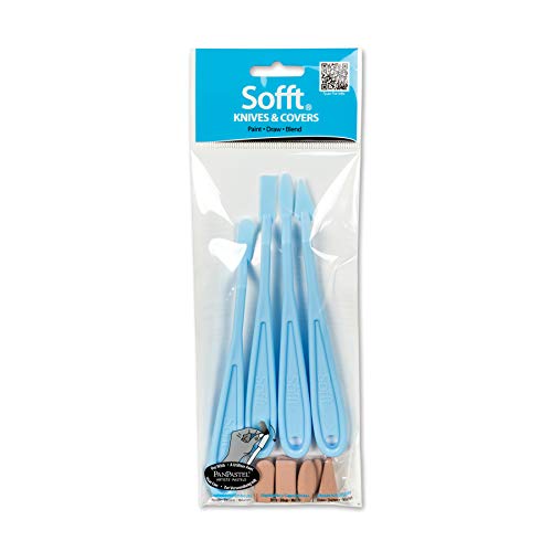 PanPastel Colorfin Sofft Messer mit 8 Abdeckungen, # 1 rund, # 2 flach, # 3 oval und # 4 Punkt, mehrfarbig PanPastel Colorfin Sofft Messer mit 8 Abdeckungen, # 1 rund, # 2 flach, # 3 oval und # 4 Punkt, mehrfarbig von PanPastel