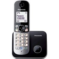 Panasonic KX-TG6811 Schnurloses Telefon schwarz-silber von Panasonic